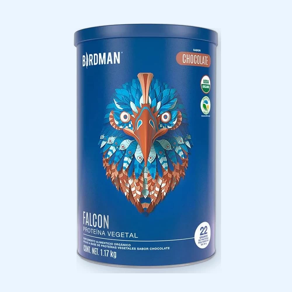 Proteína Falcon Chocolate 1.17 kg (Proteína vegetal en polvo) — Farmacia Clivi